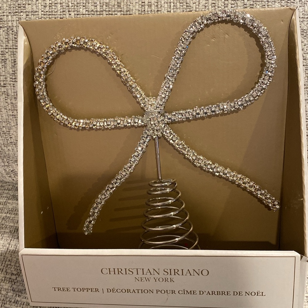 Christian Siriano Bow Tree Topper